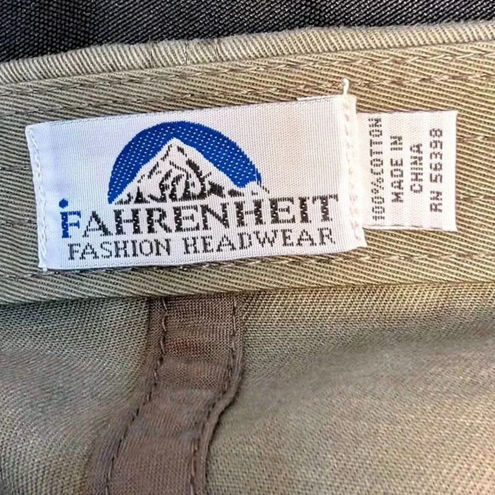 VTG. Fahrenheit ~ Utah‎ Olympic Park Hat ~ Men's OSFA Olive Green ~ Dad Cap